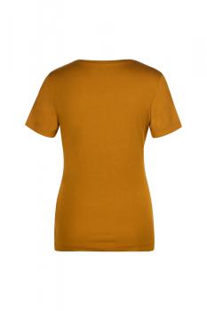T-Shirt "Frieda" kurzarm Viskose Funktionsshirt senf